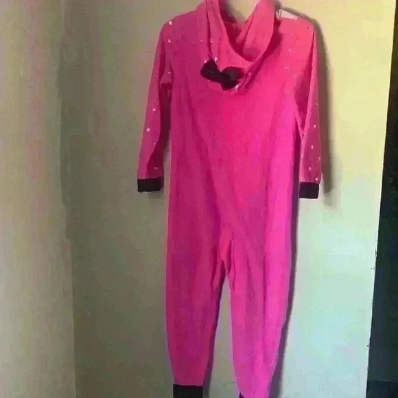 JoJo Siwa Hooded Blanket Sleeper Onesie Pajama size 10-12 - Picture 3 of 5